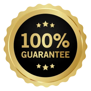 Confidence you can count on, backed by our 100 percent guarantee.